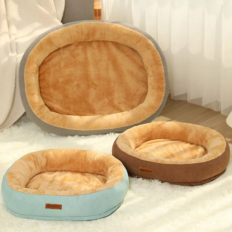 Comfy Pet Bed: Winter Bliss Edition