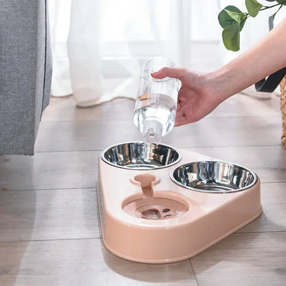 3-in-1 Pet Food & Water Bowl