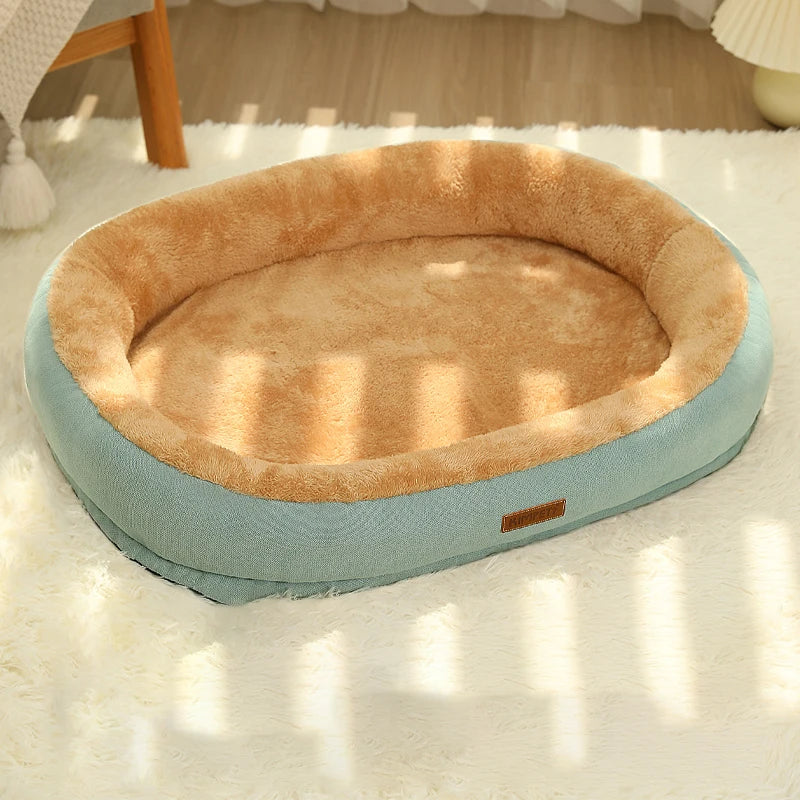 Comfy Pet Bed: Winter Bliss Edition