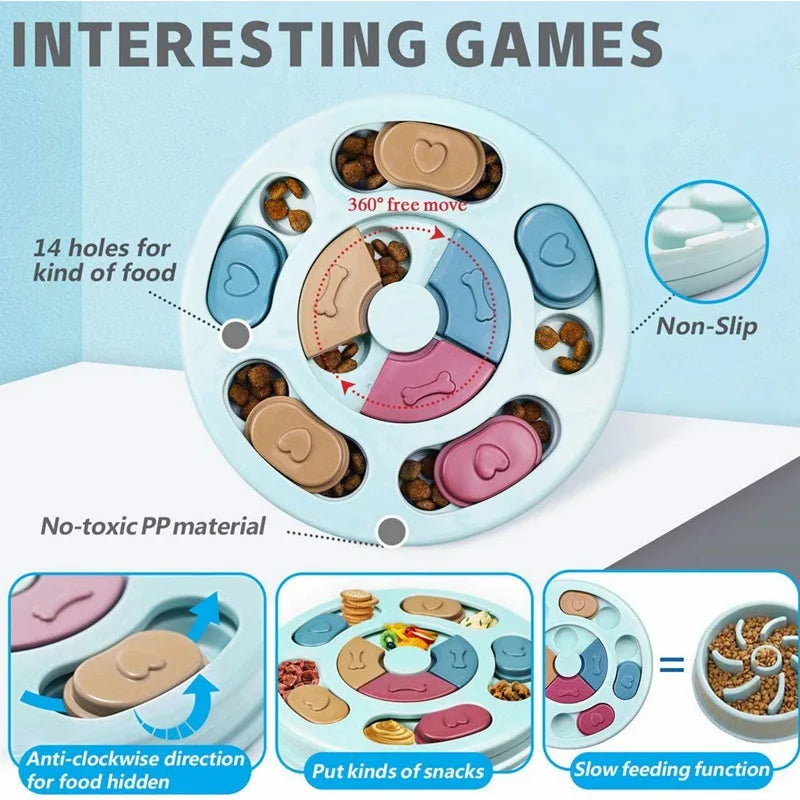 PawLure Interactive Dog Feeder Bowl