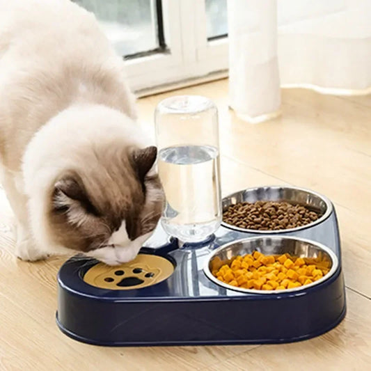 3-in-1 Pet Food & Water Bowl